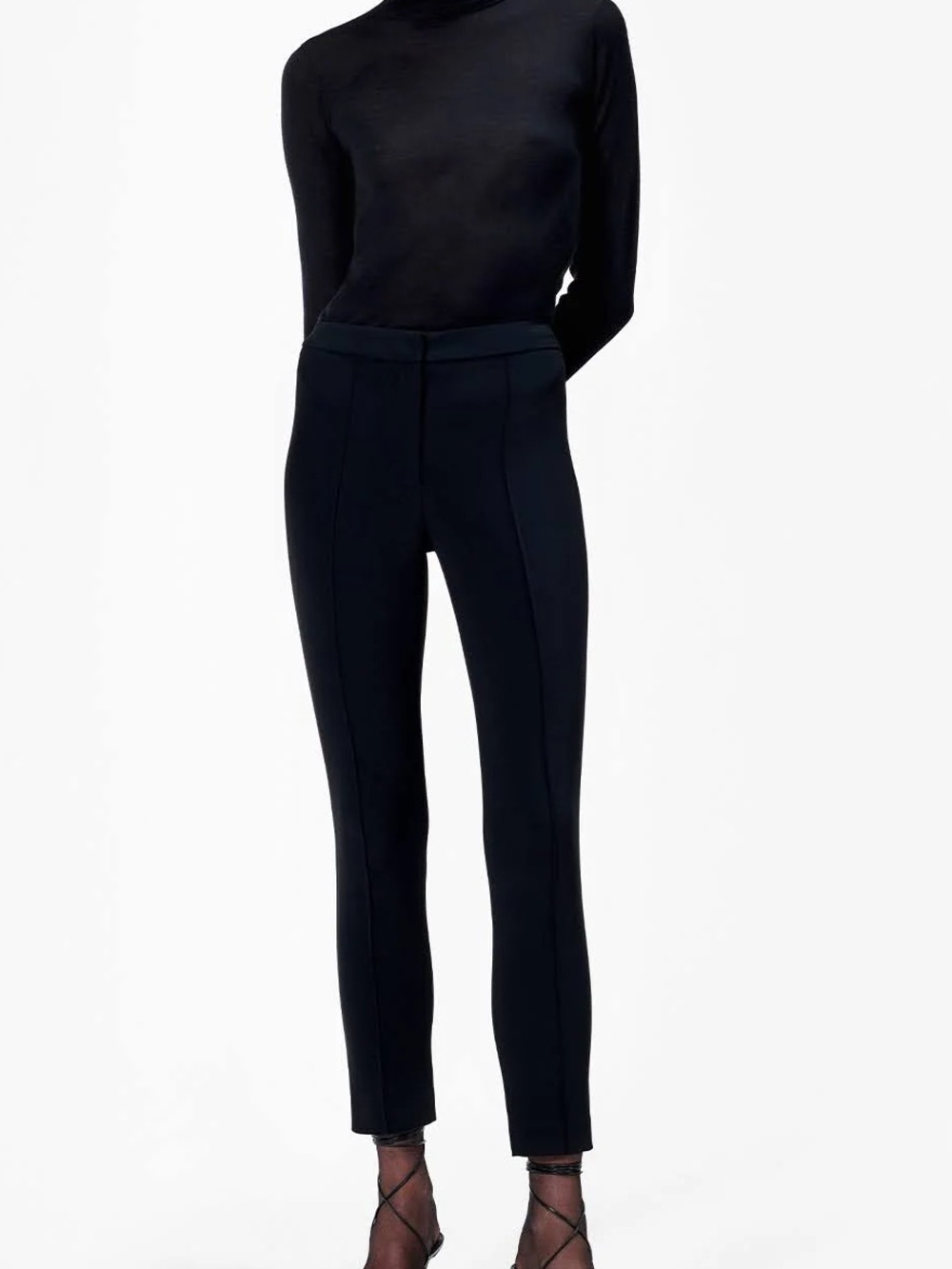 Adam Lippes “authentic “ Cady Cigarette Pants in XS / Black